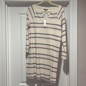 Lilla P Split neck dress New with tags size small